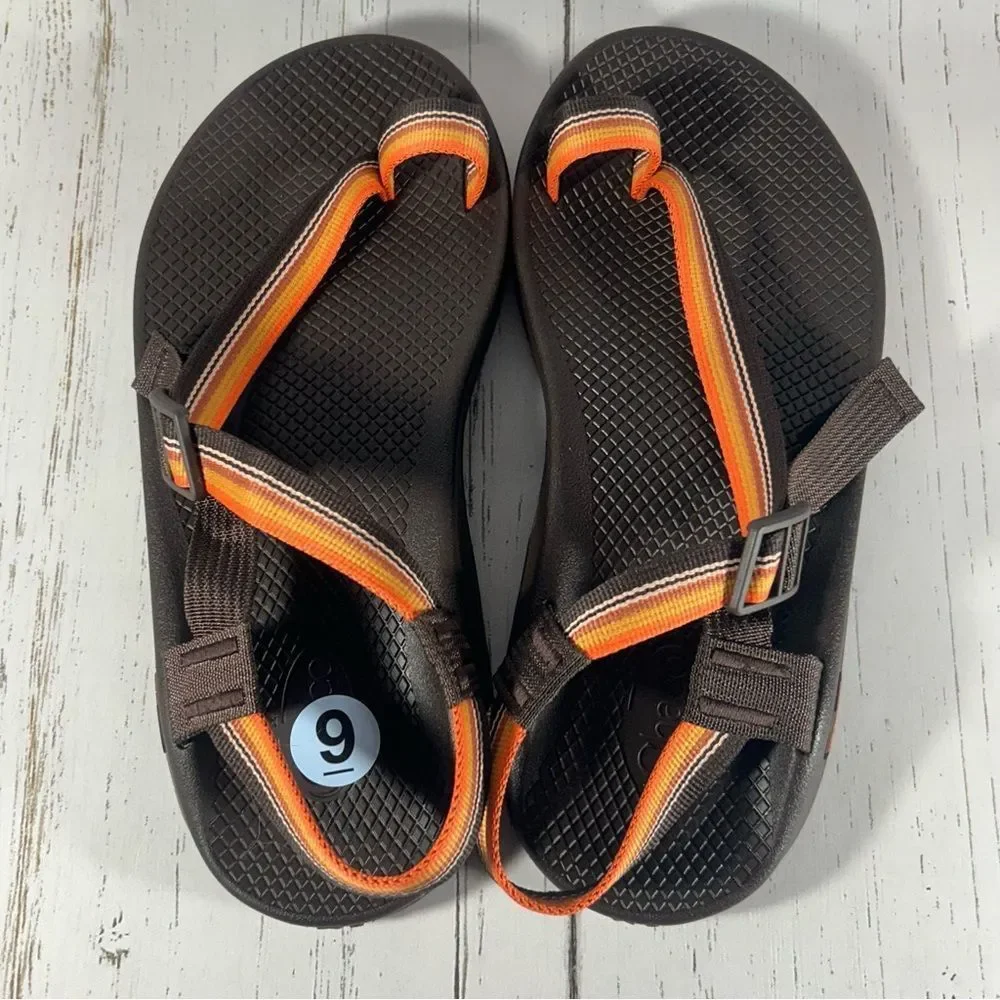 Chaco Bodhi Men’s Adjustable Strap Sandals Slides Brown Size 9
